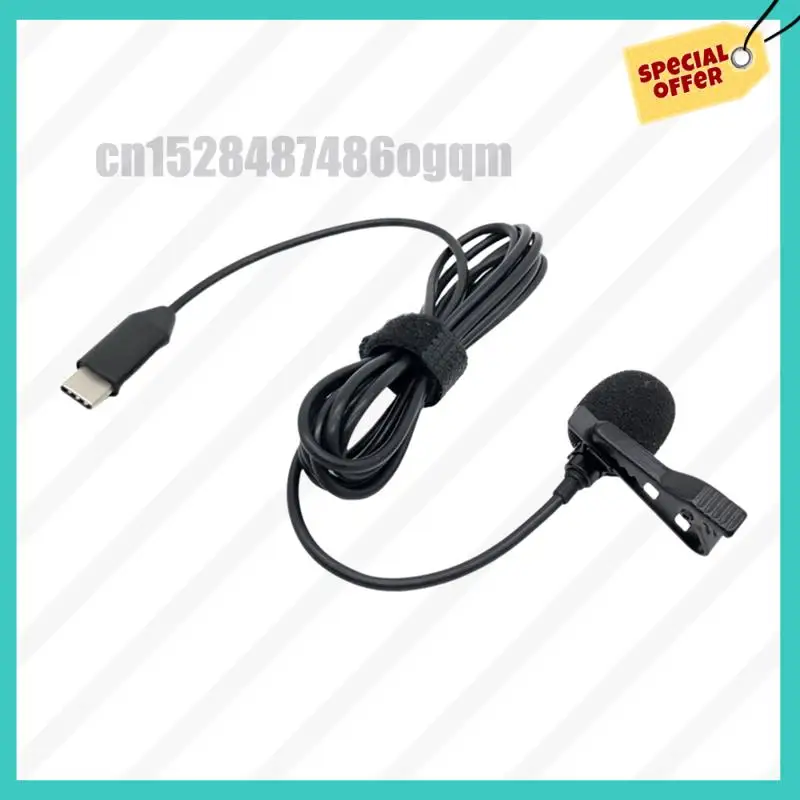 -ABJZ Condenser Lavalier Microphone For Insta360 Ace/Ace Pro/Ace Pro 2 Collar Clip Microphone