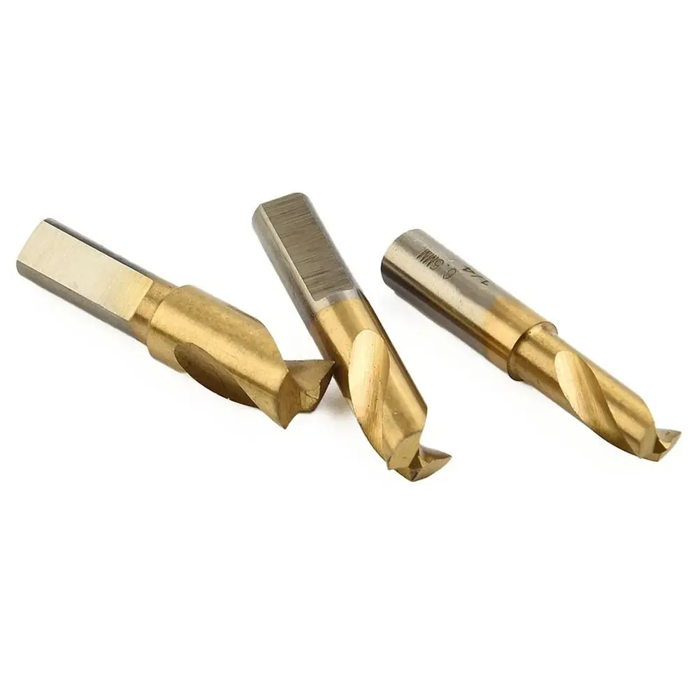 

1Pcs Durable 6.5/8/10mm HSS Drill Bit Metal Cobalt Containing Drill Cutter Countersink Bit Titanium Plating Spot Weld Drill Bit