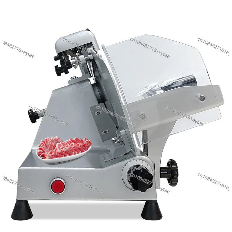 Commercial Semi-Automatic Frozen Meat Cutting Machine, Electric Kebab Beef Slicer for Meat Slicing