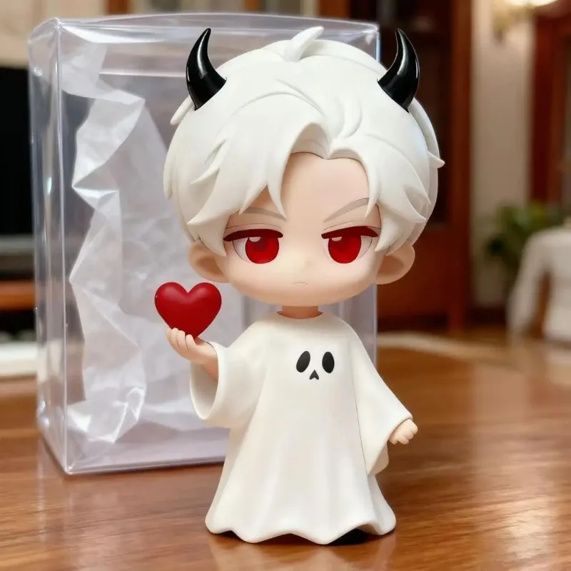 Amour et espace profonde Sylus Xavier Cosplay Anime Q Versions figurine fantôme Kits de Garage dessin animé ornement de bureau cadeau d'halloween