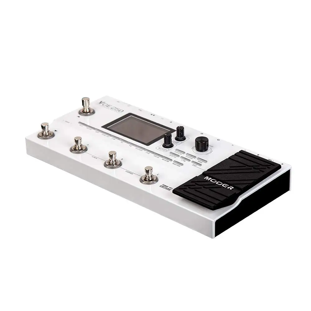 Mooer Ge250 Overdrive Pedal Reverb 70 Amp Models 180 Effect Types 70S Looper Guitar Multi-Effects Pedal Bass Guitar Effect Pedal