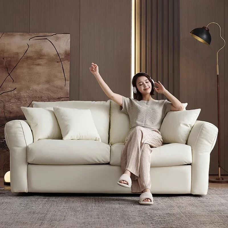 Bedroom Designer Outdoor SofaRelaxing Modern Couch Living Room Sofas White Love Seat Nordic Room Decor Divano Home Furniture