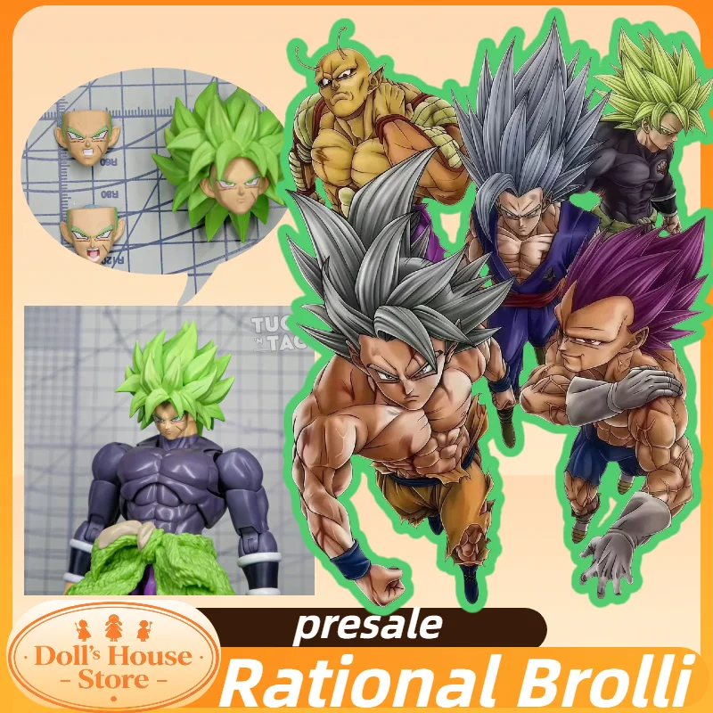 

Фигурка Dragon Ball Super Saiyan Legendary Super Saiyan Broly: Аксессуары для головы, скульптура головы, аниме-фигурка, игрушки, подарки