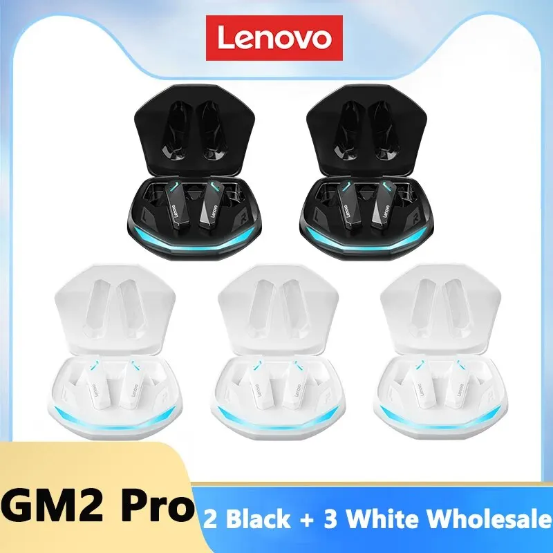 Lenovo GM2 Pro TWS Draadloze HIFI-stereoheadset Koptelefoon met lage latentie Gaming Muziek Dual Mode-oordopjes Muziek Sport-headset