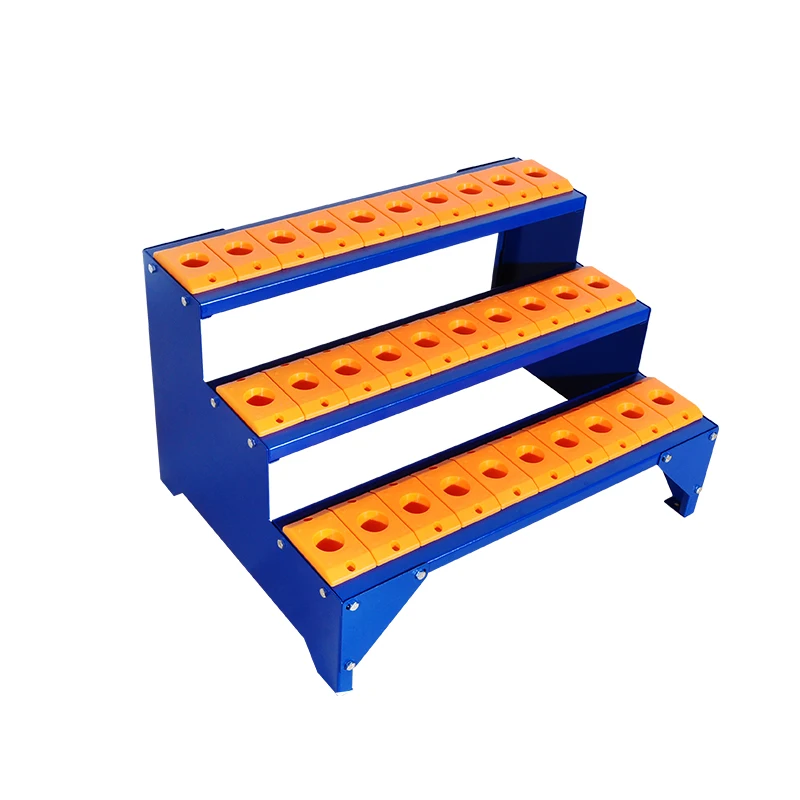 CNC center BT30 tool holder tool display rack tool sleeve ladder table BT30 BT40 tool holder storage rack for cnc machine parts