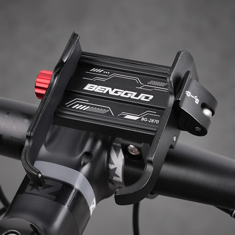 Bike Motorcycle Phone Holder Anti-Shake 360° Adjustable Bicycle MTB E-Bike Handlebar Cradle for iPhone 17 18 Samsung Quick Mount