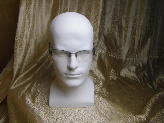 Fiberglass Male Mannequin Dummy Head Manikin Heads for Wigs Hats Display