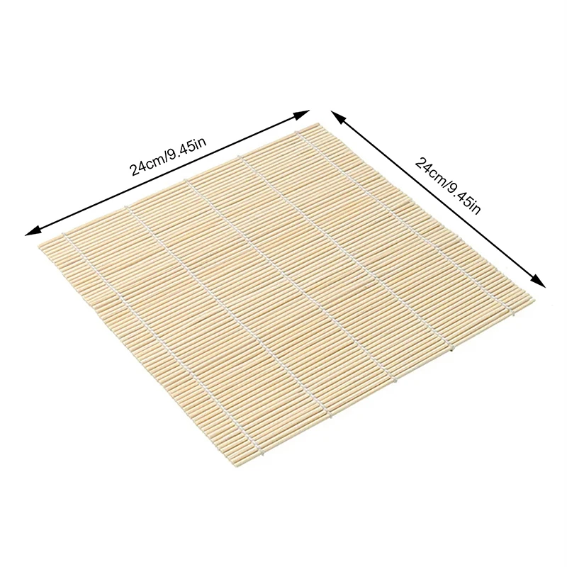 Sushi Bamboo Rolling Mats Onigiri Rice Tools Non-Stick DIY Sushi Mat Bamboo Japanese Kitchen Accessories