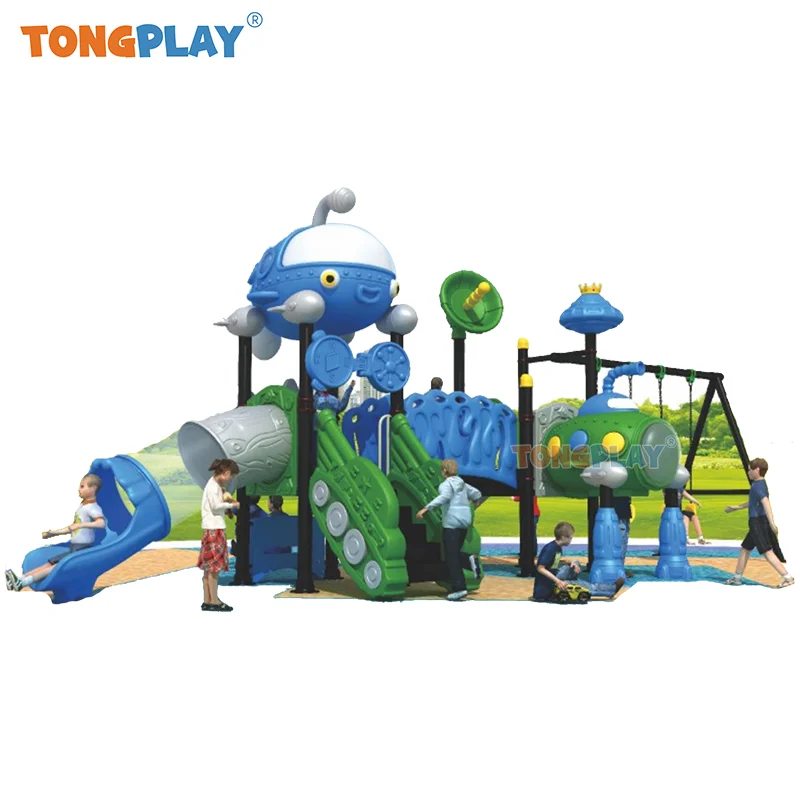 Quality high medium-sided plastic physical training for beach and park slides amusement equipment children's outdoor playground