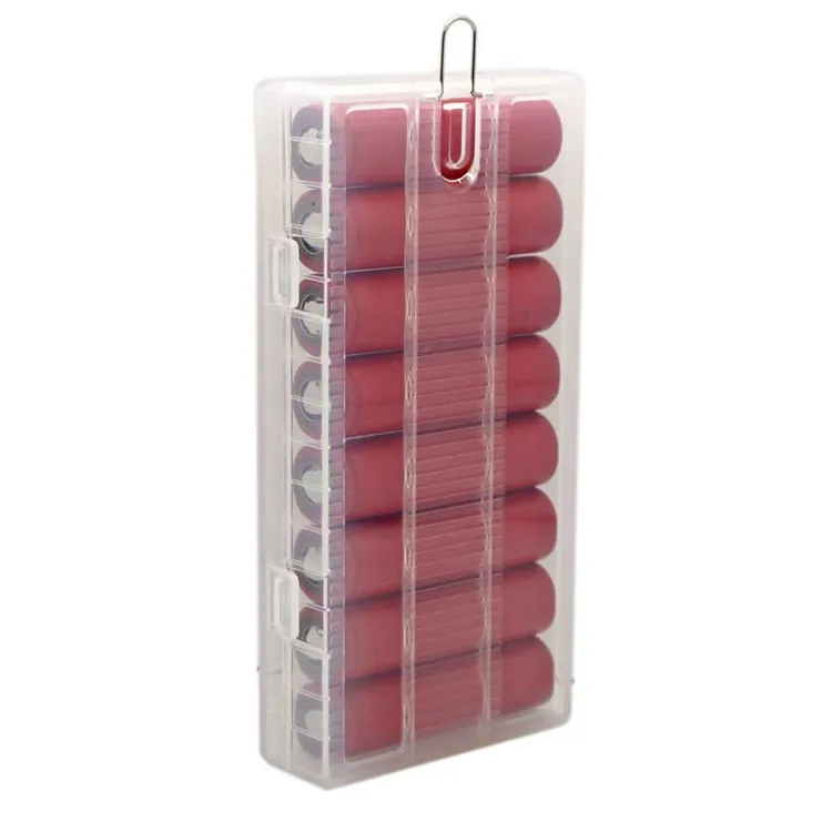 New Battery Case for 8*18650 26650 16340 Battery Holder Storage Box for 2 4 8 AA AAA Rechargeable Battery Container Organizer