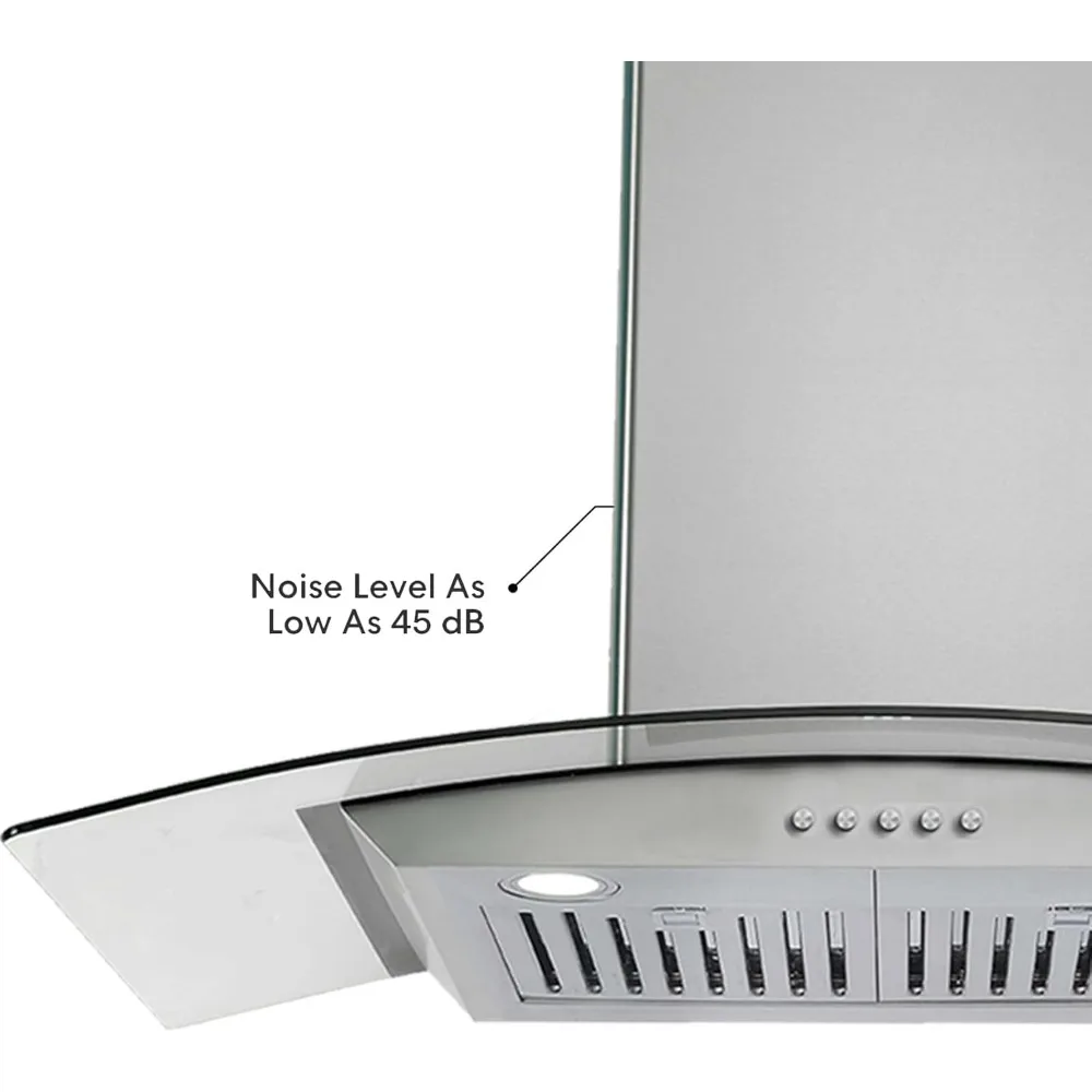 Ductless e condutas fogão conversível ventilação capa, chaminé, ventilador de 3 velocidades, luz LED, fogão de cozinha, 400CFM, 30 polegadas