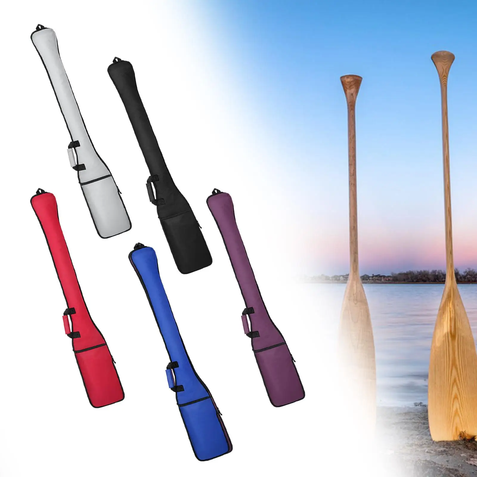 

Сумка для хранения весла в виде лодки-дракона, органайзер, аксессуар, профессиональный аксессуар для катания на лодках на каноэ, гладкая молния, портативная ткань Оксфорд