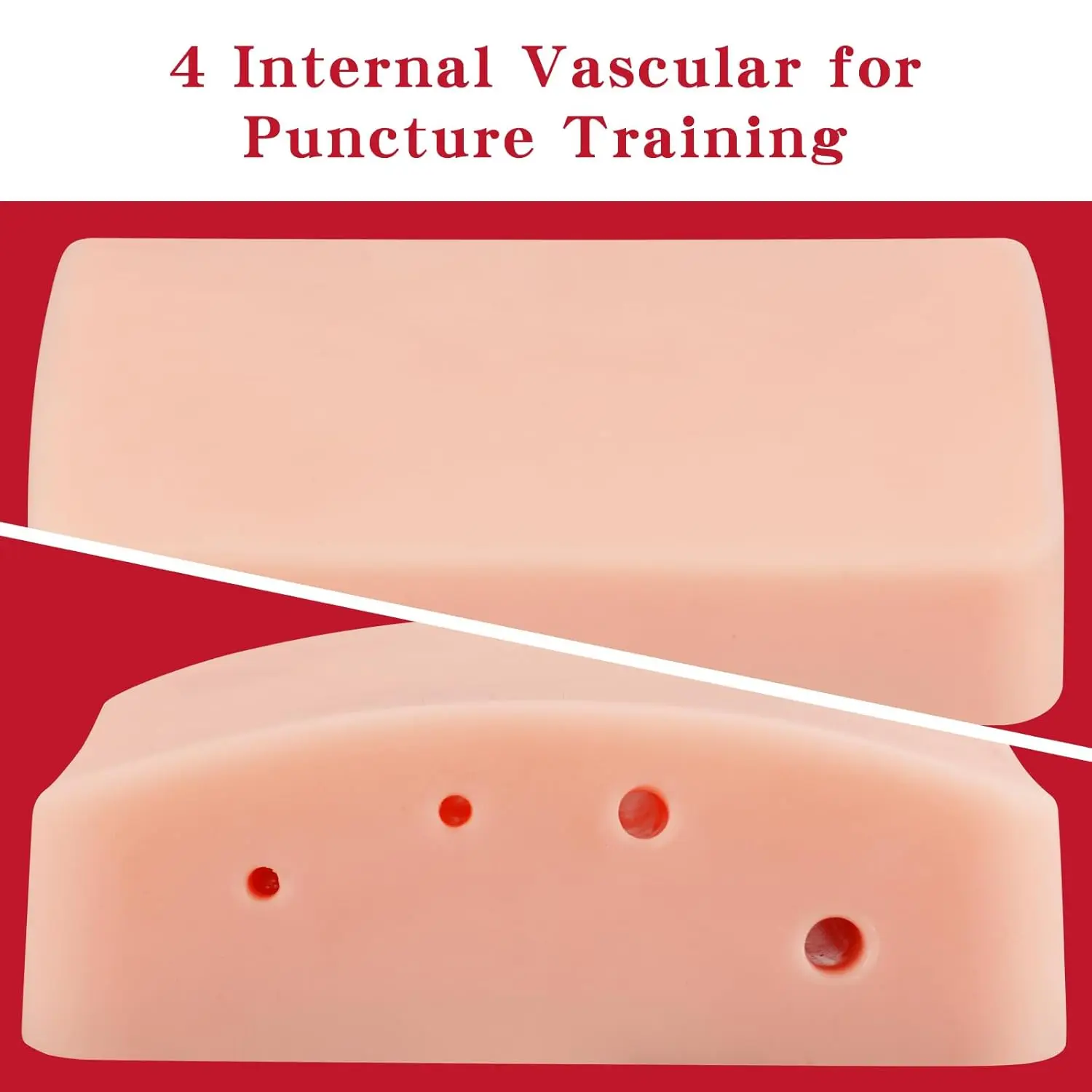 Ultrasonic Puncture Injection Training Pad Ultrasound-guided Vascular Puncture Training Model for Teaching and Training