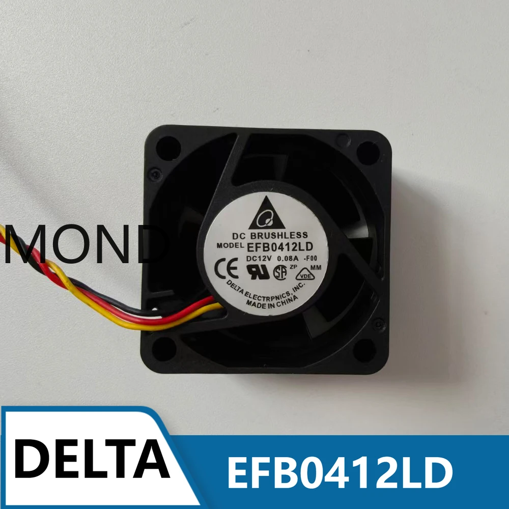 Delta EFB0412LD 4020 DC 12V 0.08A 4CM 40x40x20mm 5000RPM Silent 1U Switch Server Cooling Fan Original New