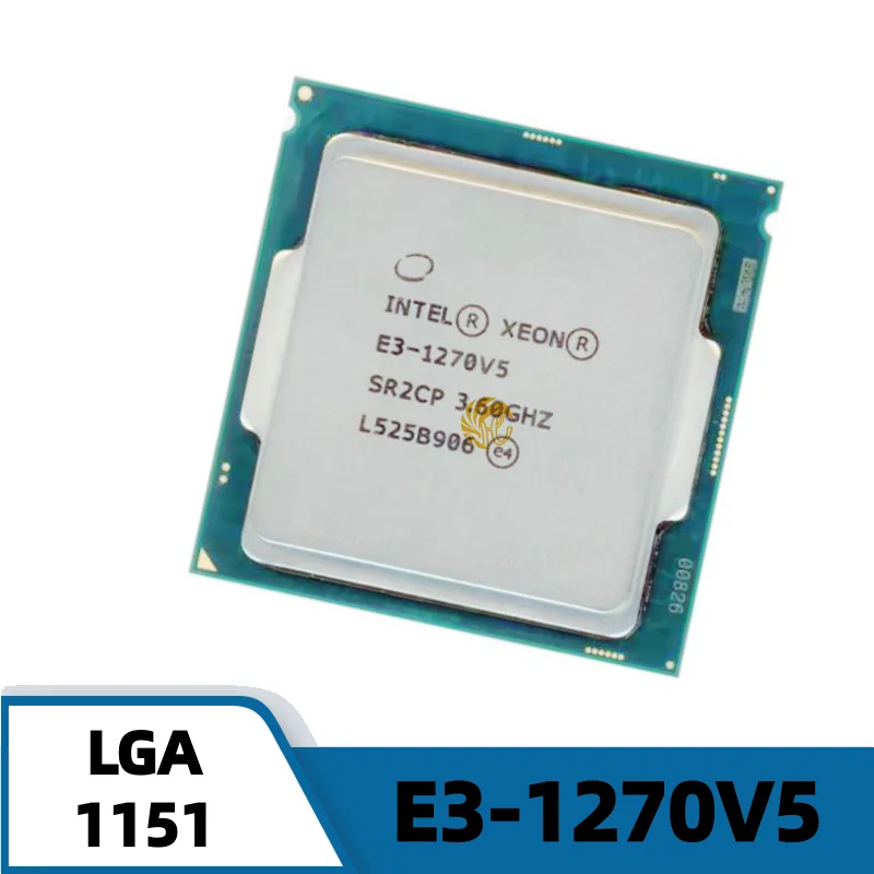 E3-1270V5 Intel Xeon E3 1270V5 E3 1270 V5 3,6 GHz Quad-Core CPU de oito fios 80W LGA 1151