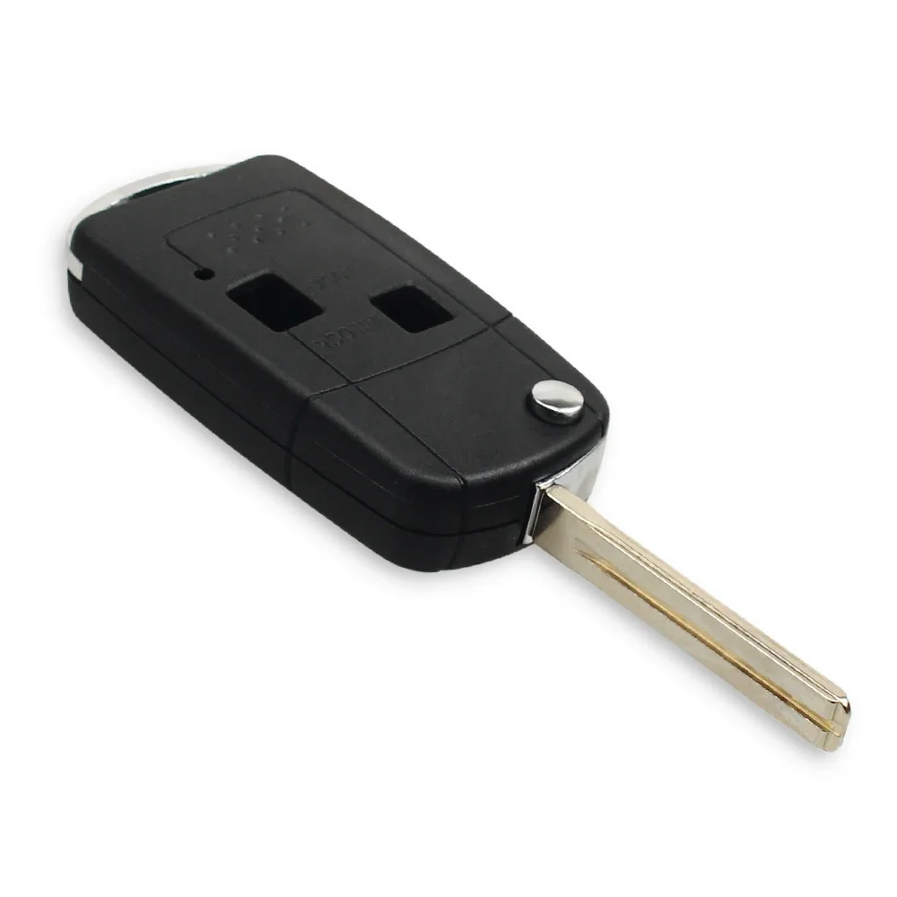 Keyyou-変更されたフリップリモートキーシェル、Lexus gx470、rx350、es300、es330、rx300、rx400h、sc、gs、ls、46mm、2または3ボタンのケース