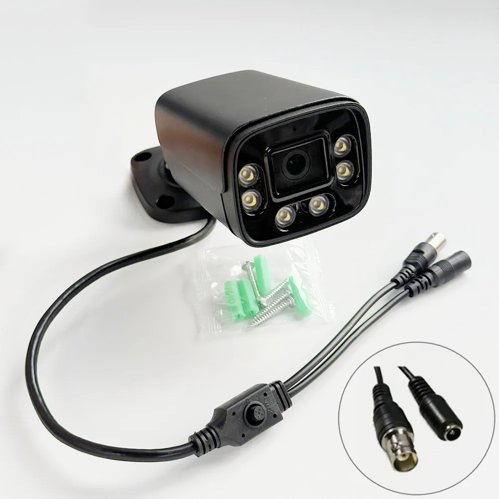 2.0MP HD 1080P Analog Security Camera (Hybrid 4 In1 CVI/TVI/AHD/CVBS) Outdoor Indoor 3.6mm Lens AHD Bullet CCTV Camera