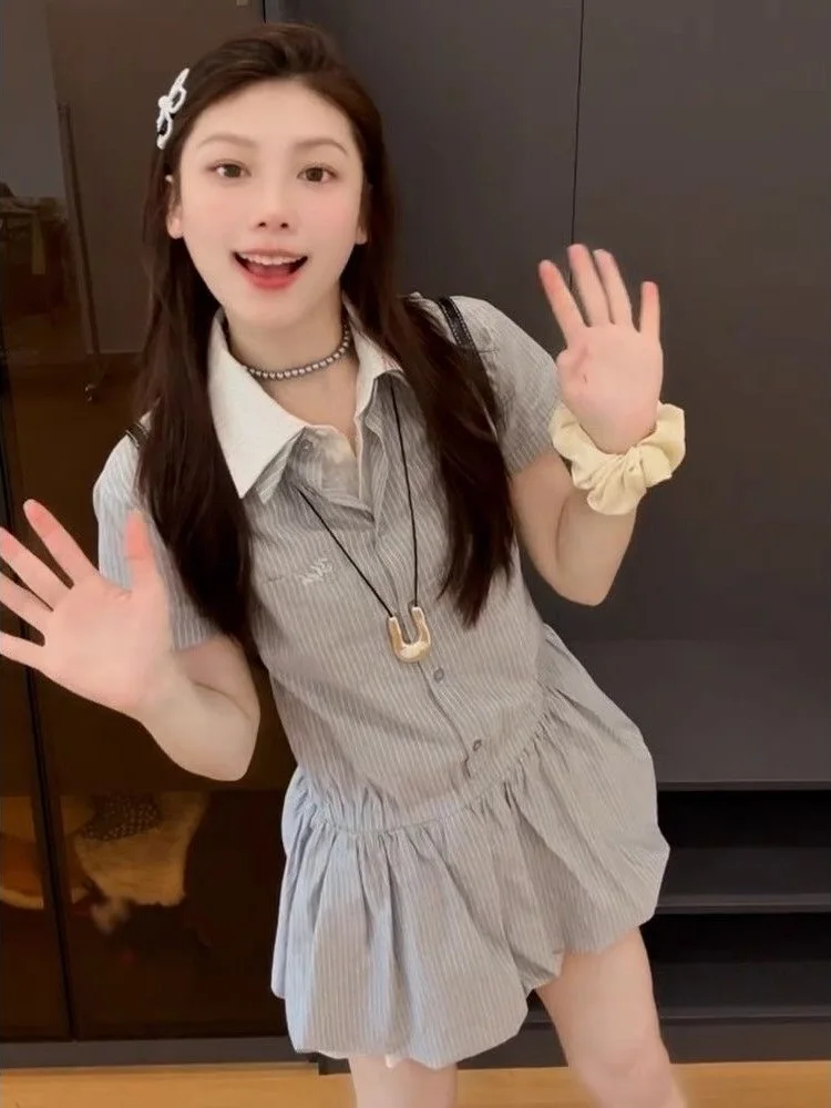 Summer Collar Plaid… - image