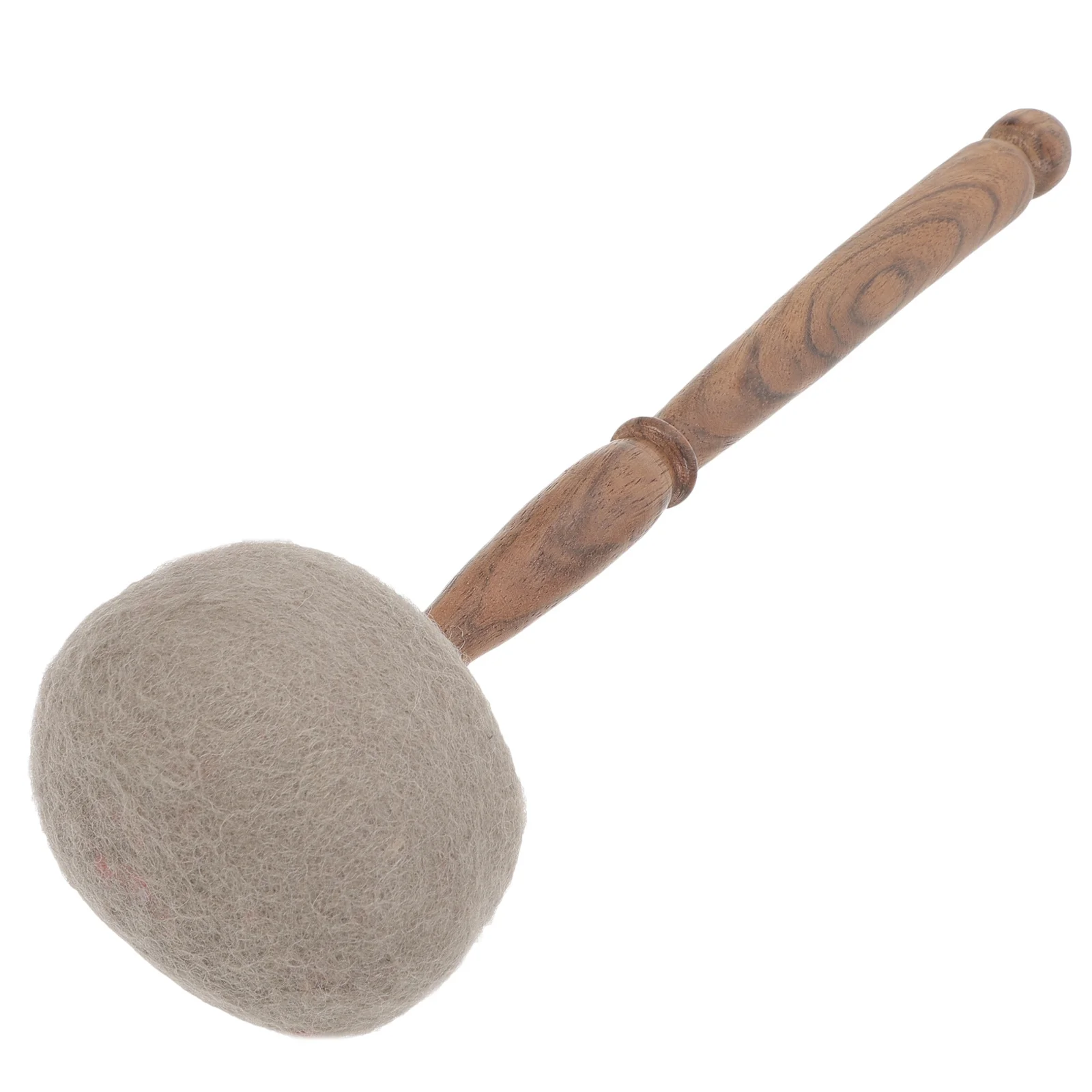 

Wool Felt Mallet For Singing Bowl Wooden Sound Bowl Striker Smooth Handle Meditation Yoga Tool