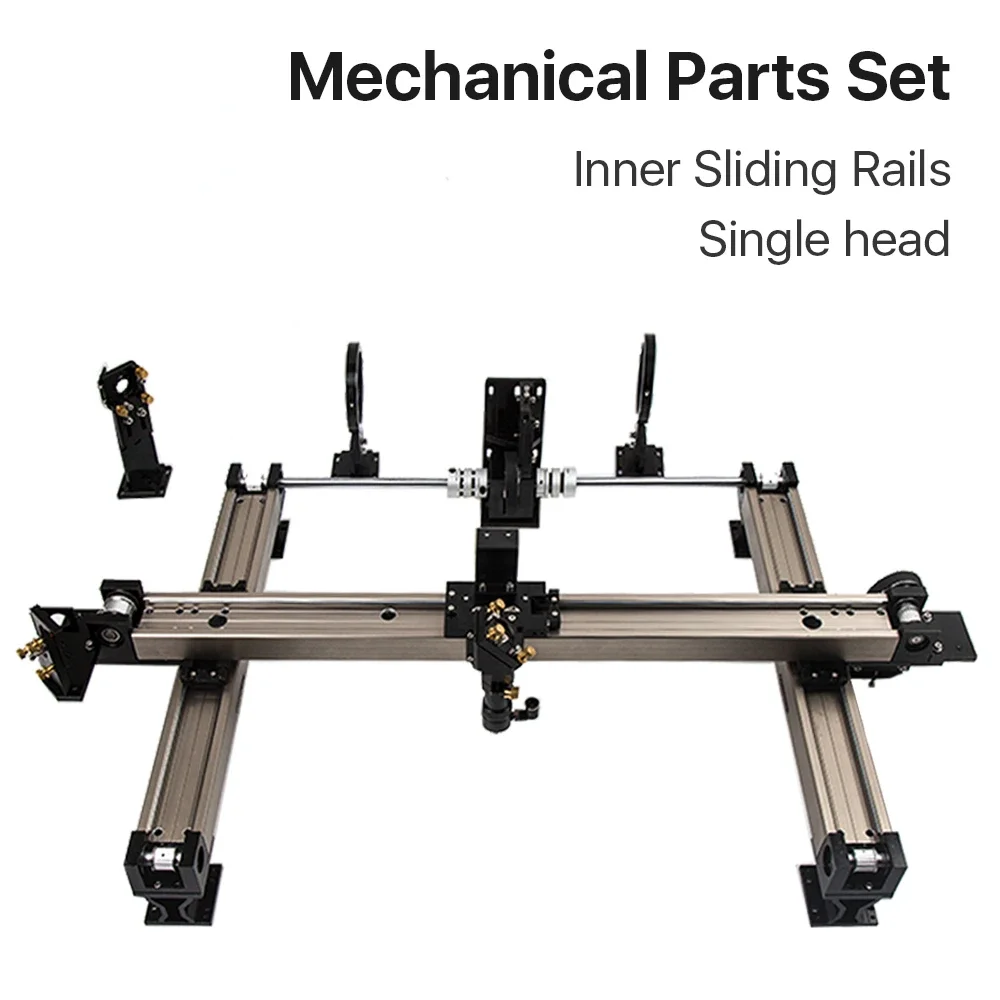 Mechanical Parts Set 600mm*400mm Inner Sliding Rails Kits Spare Parts for DIY 6040 CO2 Laser Engraving Cutting Machine