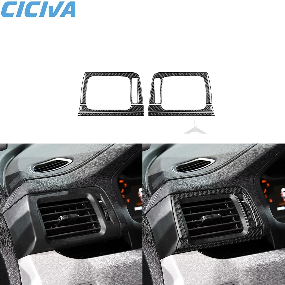 

For Hummer H3 2006-2010 Carbon Fiber Dashboard Central Air Outlet Panel Trim Cover Car Interior Decoration Accessories Sticker