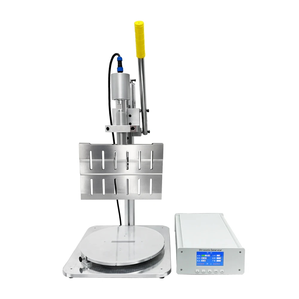 

Manual Ultrasonic Food Cutter Machine For Cutting Sandwich Cake Napoleon Swiss Roll Brownies Tiramisu Cheese