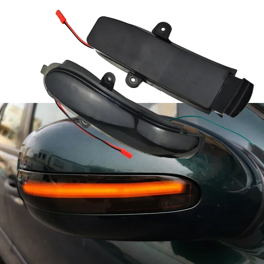 Turn Signal LED Light For Mercedes Benz C Class W203 S203 CL203 Side rear view Mirror Indicator Blinker Sequential Dynamic 2001