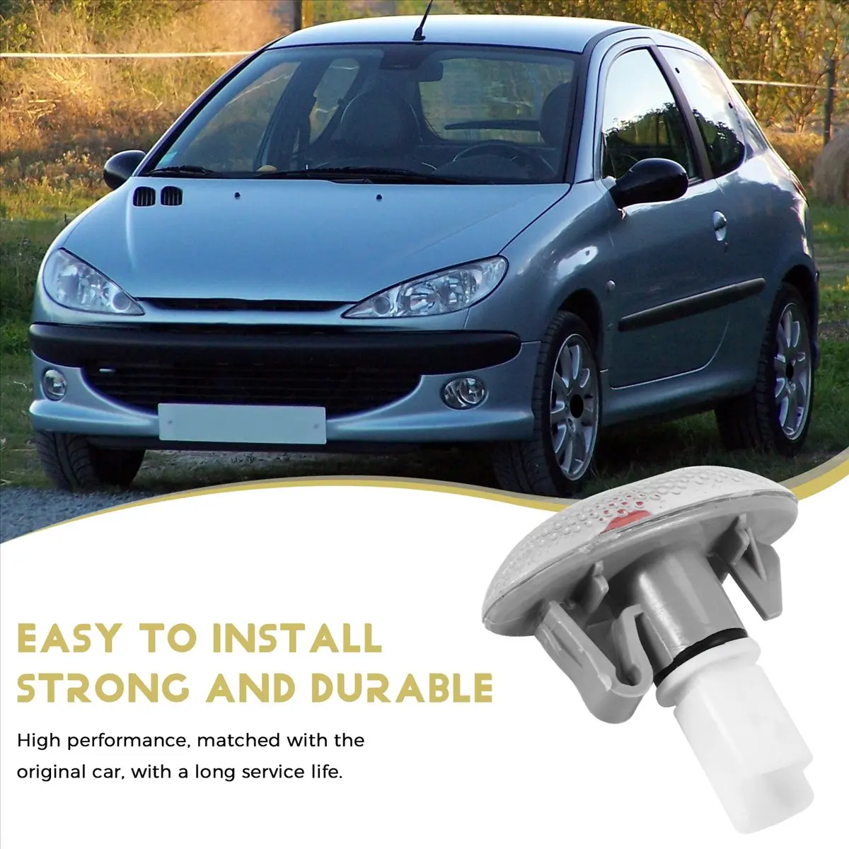 For Peugeot 206 407 607 Signal Side Marker Light Repeater Lamp Main in Car Light
