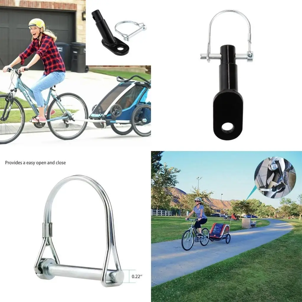 

Y1UC Bike Trailer Hitch Connector Attachment Bicycles Traction Heads Rust Proof
