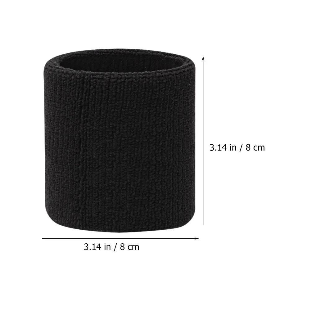 

6pcs Sports Bands Sweat Absorbing Protector Elastic Support For Fitness Workout Yoga Breathable Durable Double Stitched Unisex