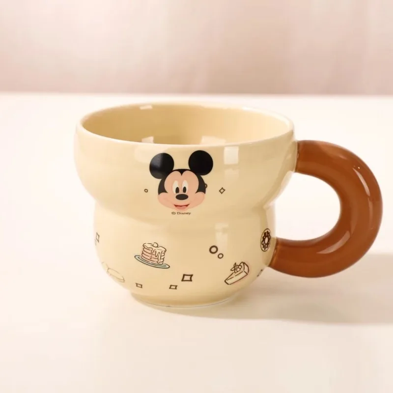 Disney Lotso Mickey Donald Duck Minnie Daisy Winnie the Pooh cute creative cartoon pattern men and women ceramic mug with handle