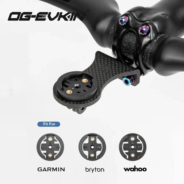 OGEVKIN Bike Stem Extension Carbon Computer Mount Holder Rack for GPS Cycling Computer Camera Light Bicycle Accessories 3K Black AliExpress