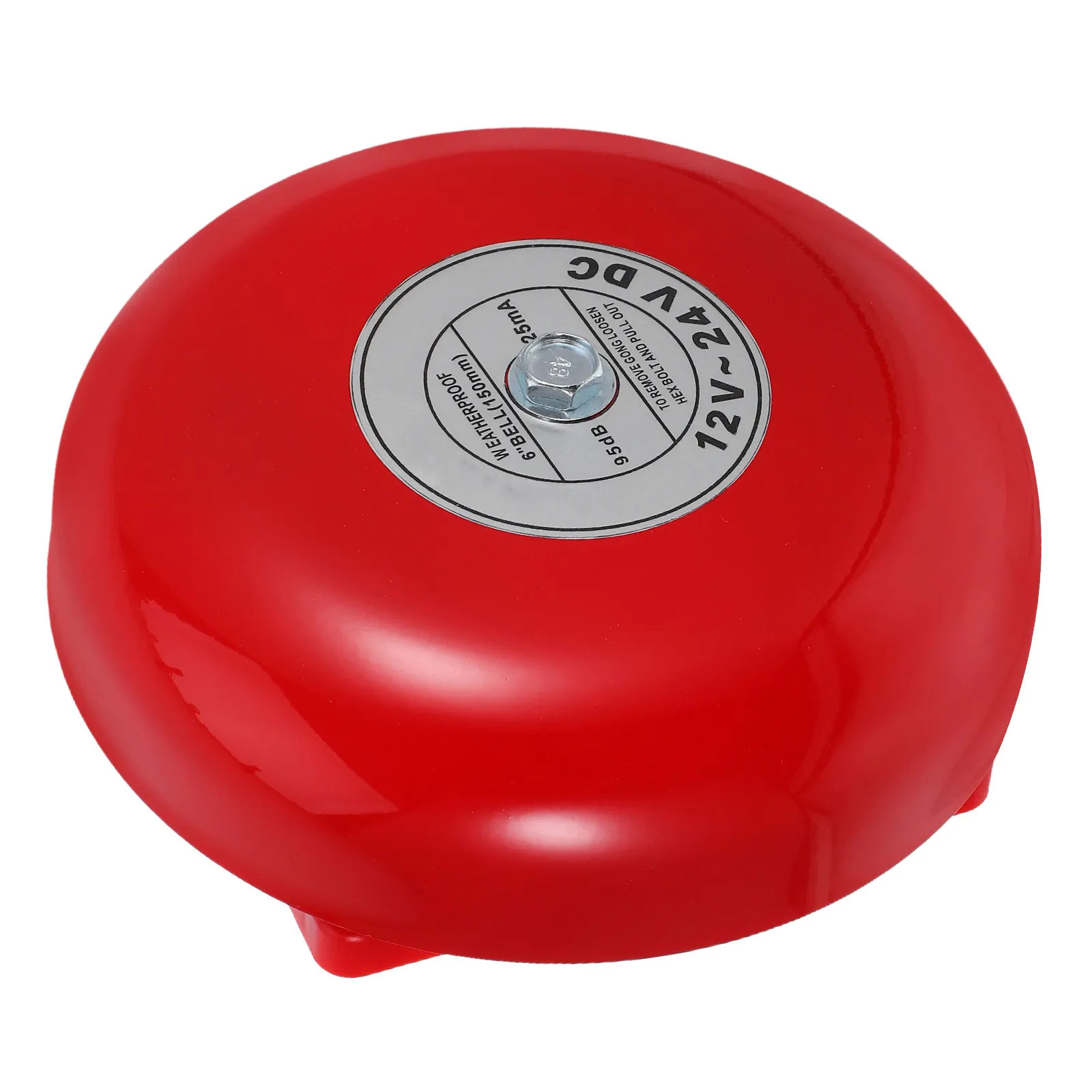 

Fire Alarm Bell Waterproof Electric Alarm Bell for Industrial Schools Factories Elevators Loud Plastic Doorbell Emergency Safety