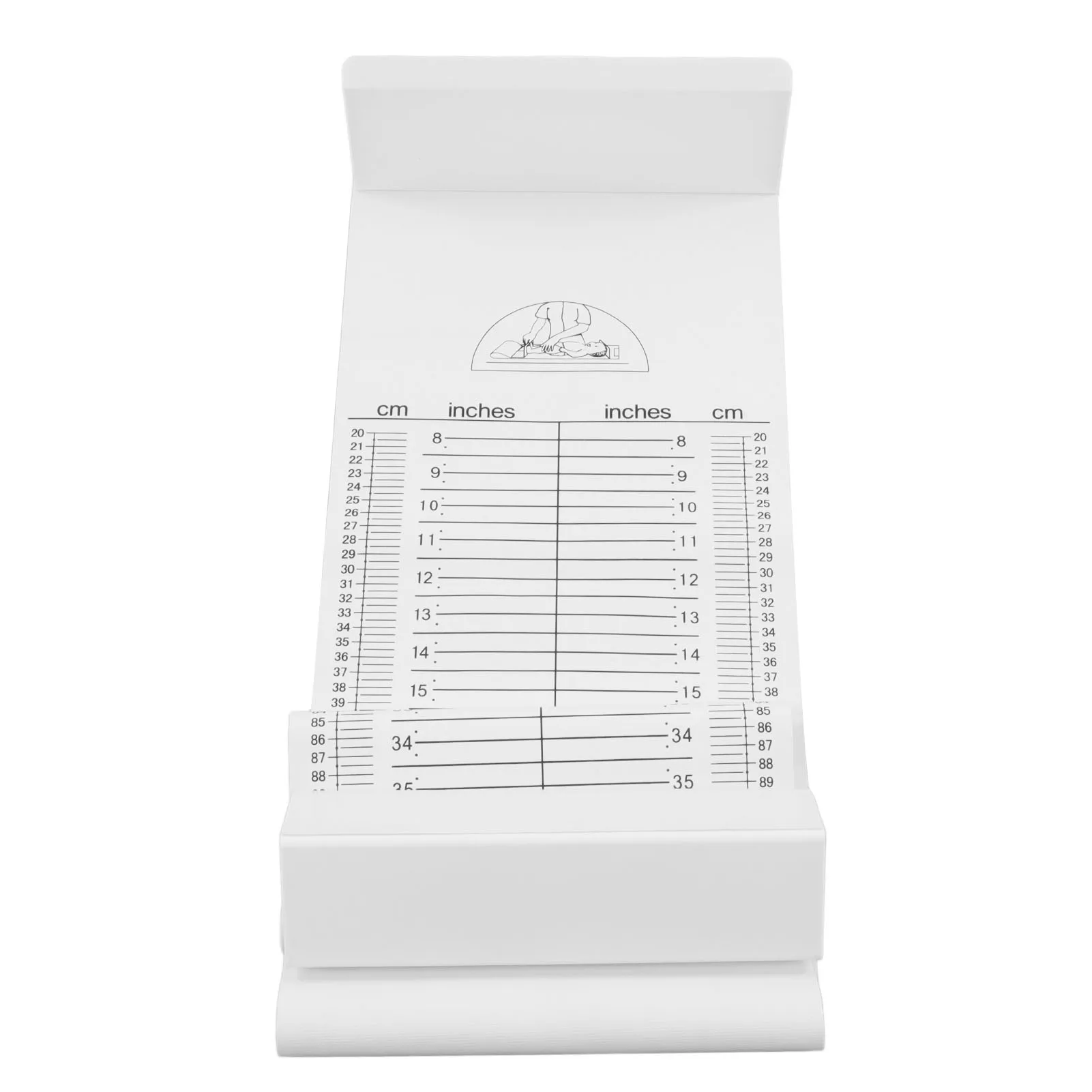 Tappetino per misurare il bambino Tappetino per misurare l'altezza del bambino Righello per misurare l'altezza del bambino Lavabile pieghevole Forniture per la casa Tappetino per misurare il neonato