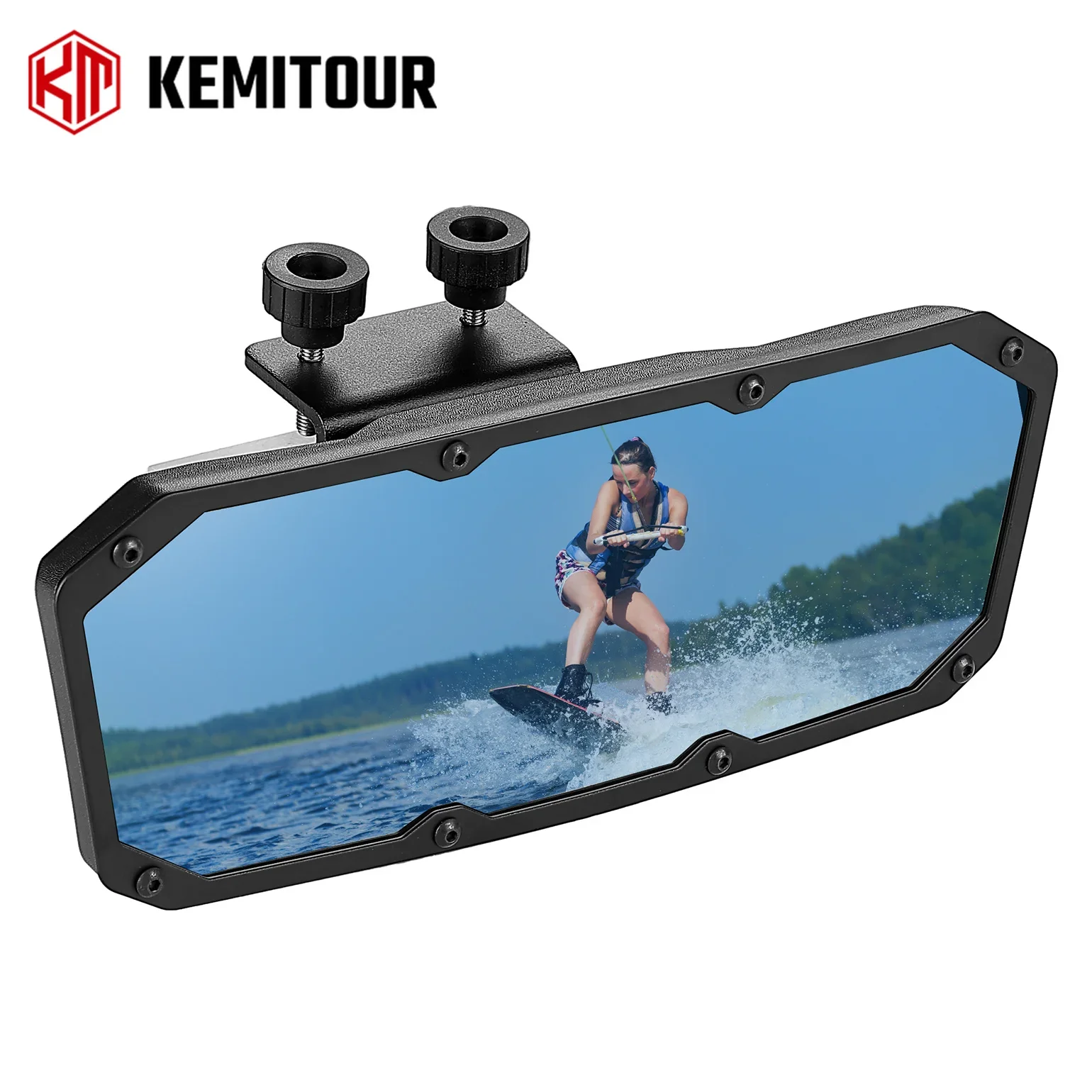

Universal Boat Rear View Mirror Marine Accessories for Jet Ski for Yacht PWC Personal Watercraft Surfing Adjustable Mirror