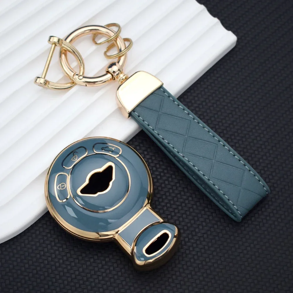 Чехол для автомобильного ключа из ТПУ для Bmw Mini Cooper Key Cover S Roadster R55 R56 R57 R58 R59 для Mini Cooper, чехол для ключа, брелок для ключей