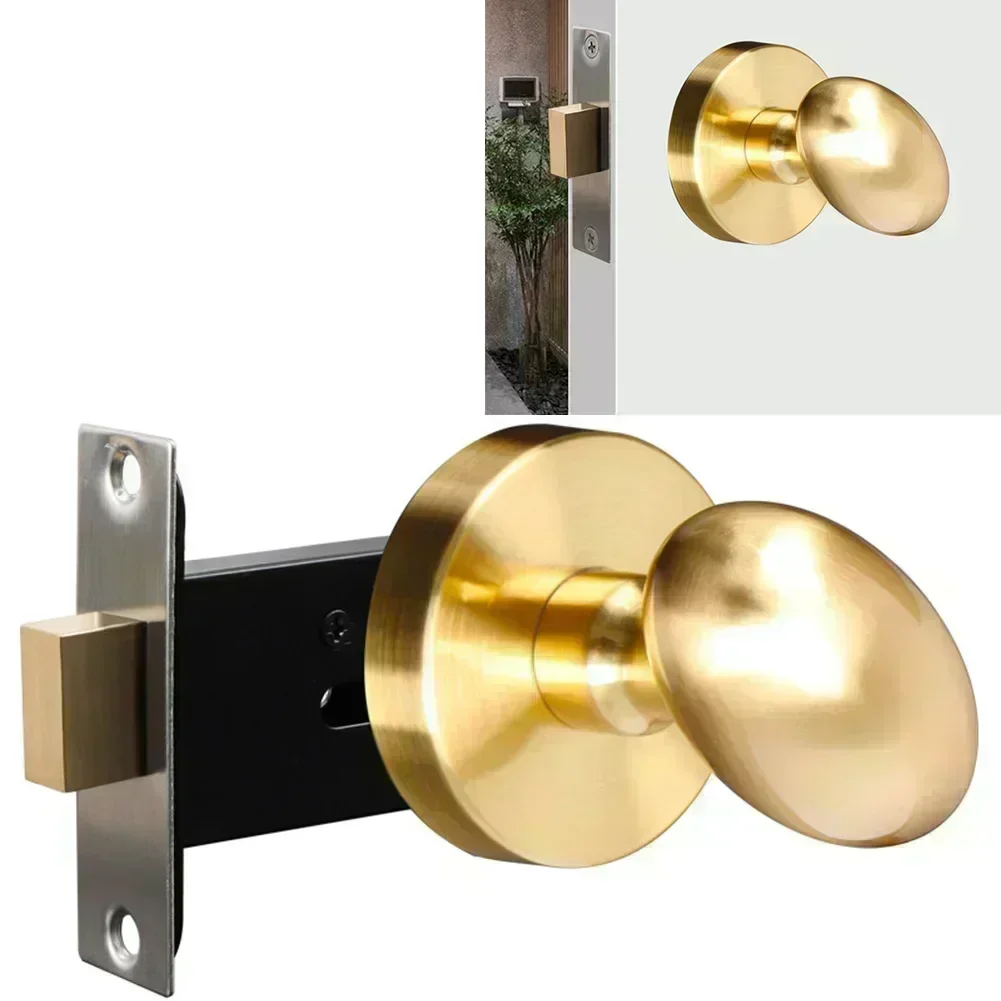 304 Stainless Steel Single Lock With Key, Invisible Door, Background Wall, Hiddens Door, Round Single Lock, Interior Handle Lock