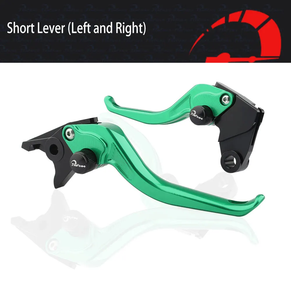 Fit For ZX6R ZX636R ZX6RR ZX-10R Motorcycle Short Brake Clutch Levers Handle Set ZZR600 ZX9R ZX12R Z1000 VERSYS1000