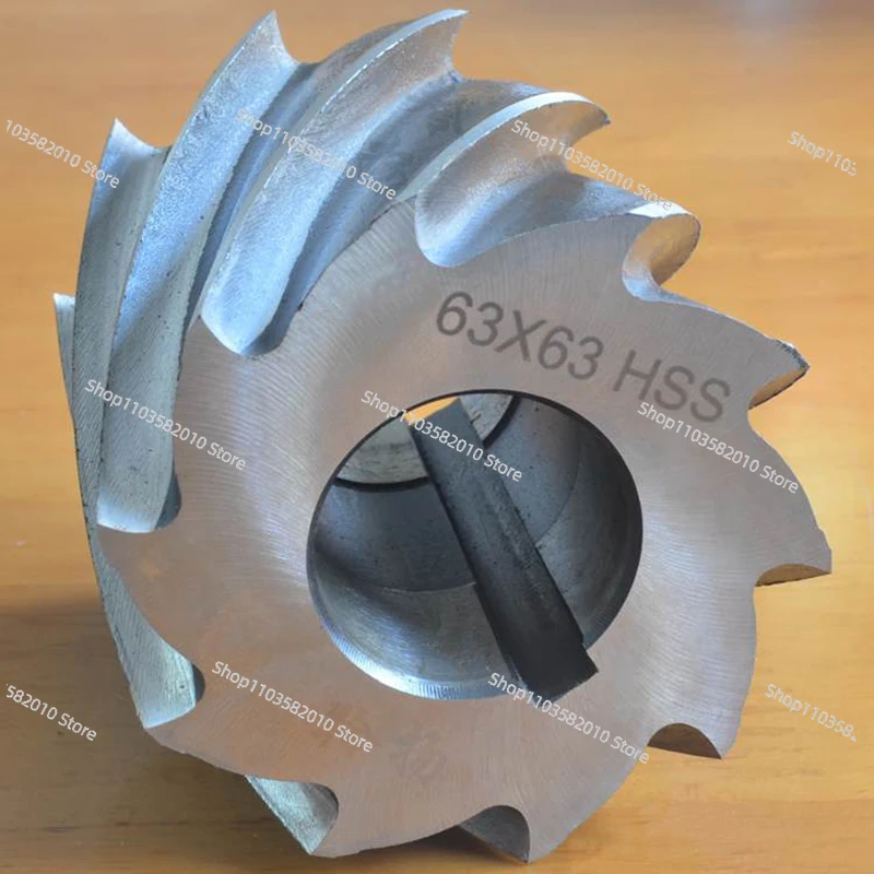 HSS M2 fine teeth cylindrical milling cutter hss spiral plain milling cutter 63mm 80mm