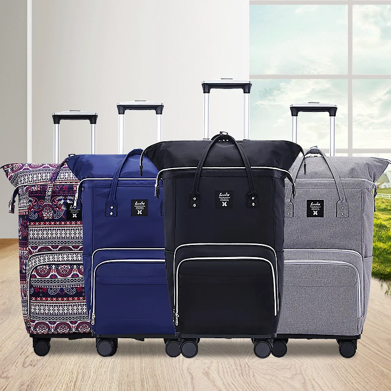 Mta de Viaje con Ruedas Desmontable, Tipo Mochila, Impermeable, de 20 Puadas, an Capacidad, ex