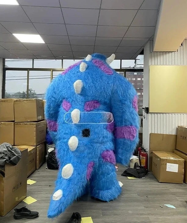 2 متر/2.6 متر نفخ الوحش الأزرق ازياء الكبار يمكن ارتداؤها تفجير دعوى الحيوان شخصية يتوهم المرحلة لا بطارية