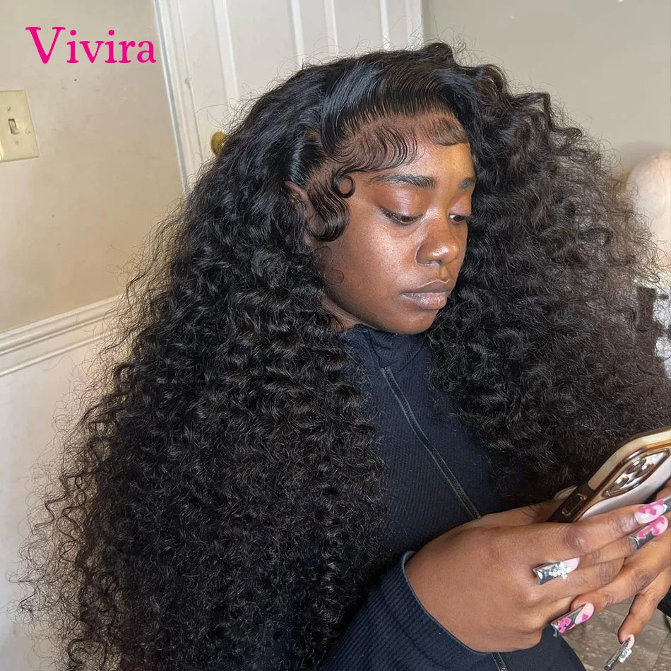 200 الكثافة 30 40 بوصة 13x6 Hd الدانتيل الباروكات الأمامية شعر بشري مجعد باروكة للنساء موجة عميقة 13x4 الدانتيل شعر مستعار أمامي الشعر البرازيلي