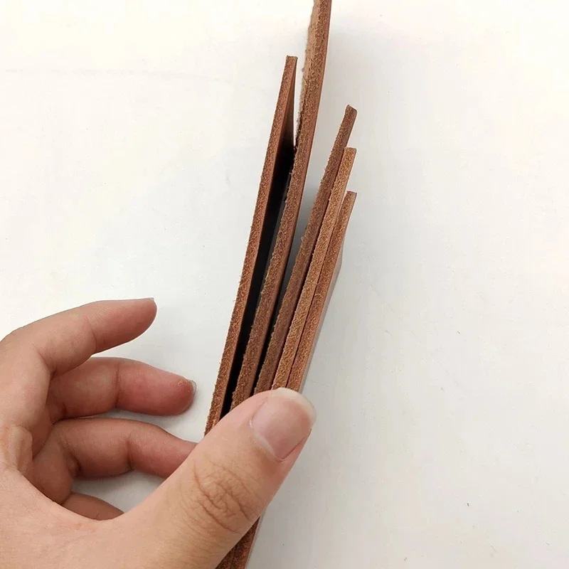 Natural Cowhide Sharpen Compound Sharpening Wax Grinding Polishing Paste Honing Strop with Base Leather Machine Knife Sharpener