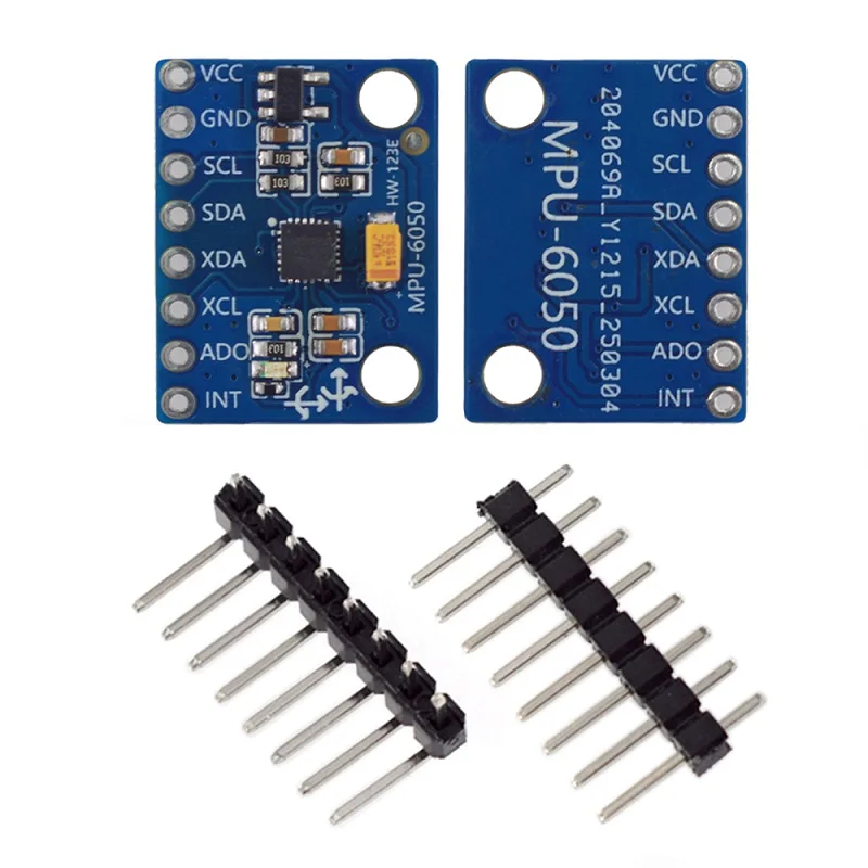 GY-521 MPU6050 3축 가속도계 자이로 모듈 MPU-6050 6 DOF 6축 가속도계 DIY 키트 16비트 AD 변환기와 호환 가능