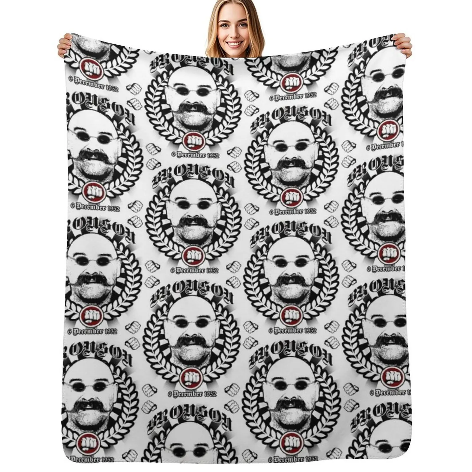 Bronson (Michael Gordon Peterson) Throw Blanket Ultra Soft Flannel Fleece Blanket for All Seasons