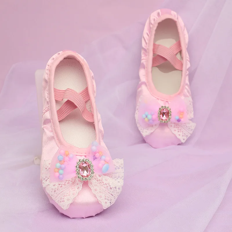 Ballet Princess Dance Shoes Cute Girl Training Shoes Indoor Body Performance Dance Shoes