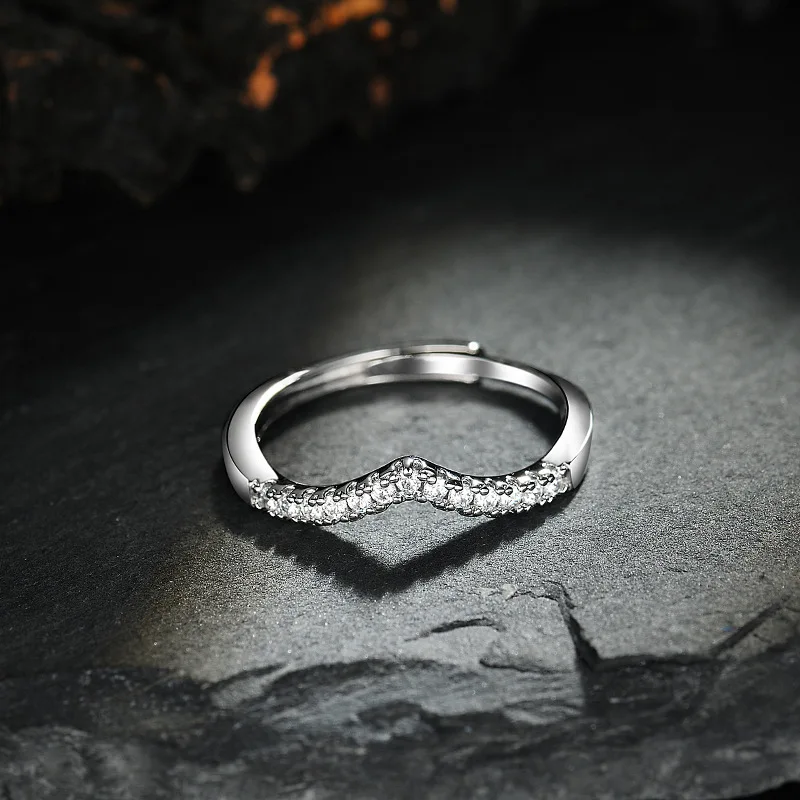 New 925 Sterling Silver Ring Moissanite Luxury for Women Wedding Jewelry Engagement Charm Party Fashion Top Quality Ring