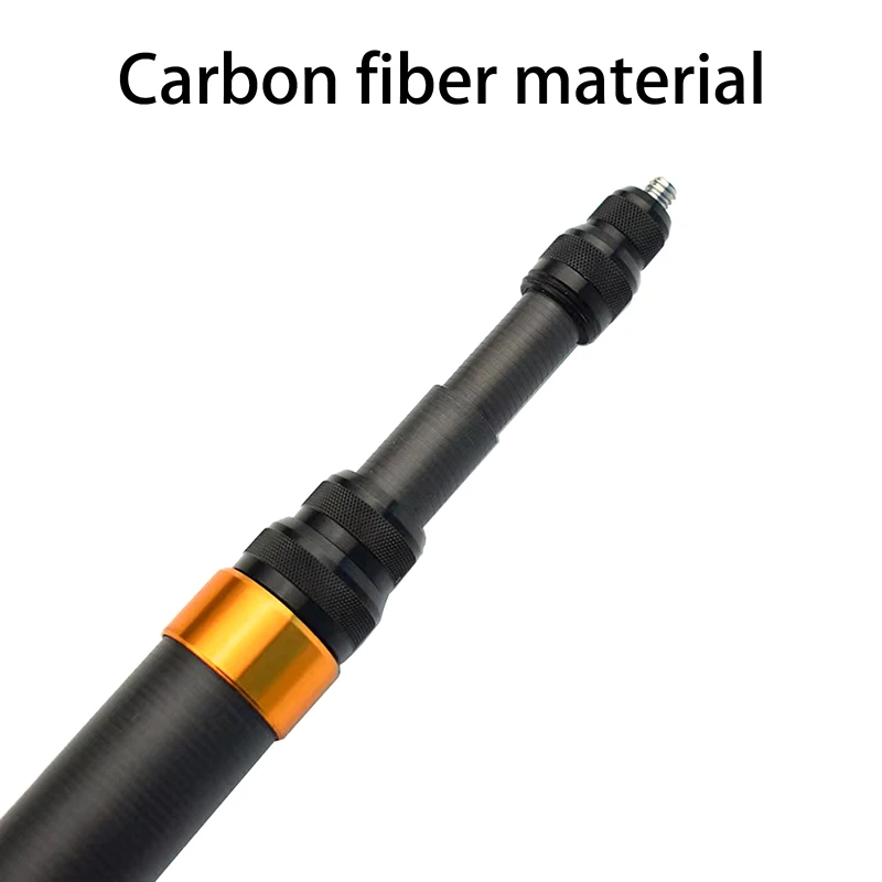 Carbon Fiber Invisible Extended Edition Selfie Stick Adjustable Extension Pole For Insta360 Panoramic Camera Action Camera