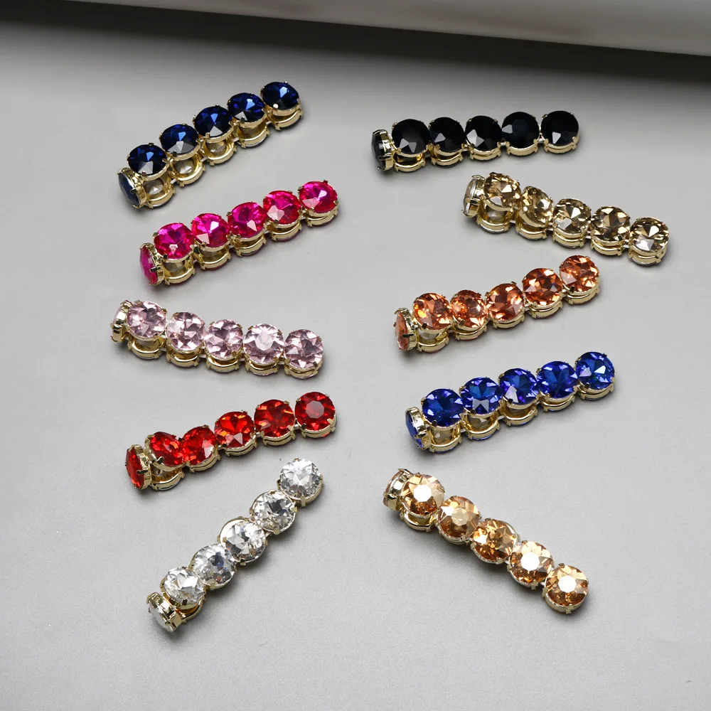 French Luxury Exquisite Design Light Full Diamond Elastic Bracelet Creative Gemstone Geometric Alloy inlaid Diamond Bracelet