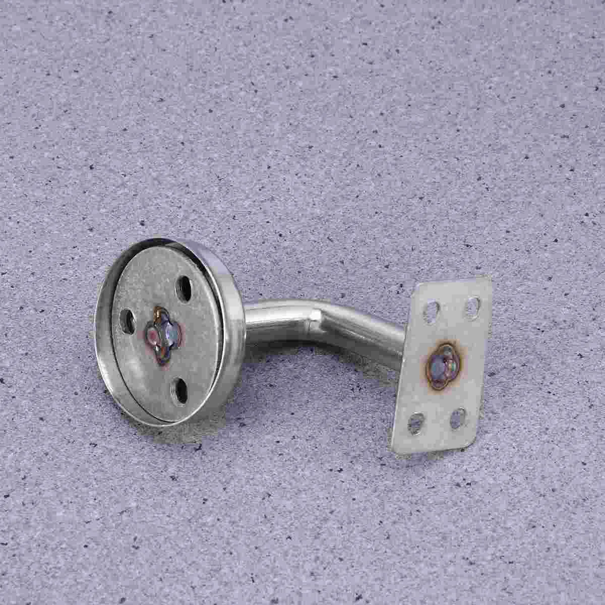 Hand Rail Brackets for Stairs Armrest Bolts Handrail Support Round Silver Bannister